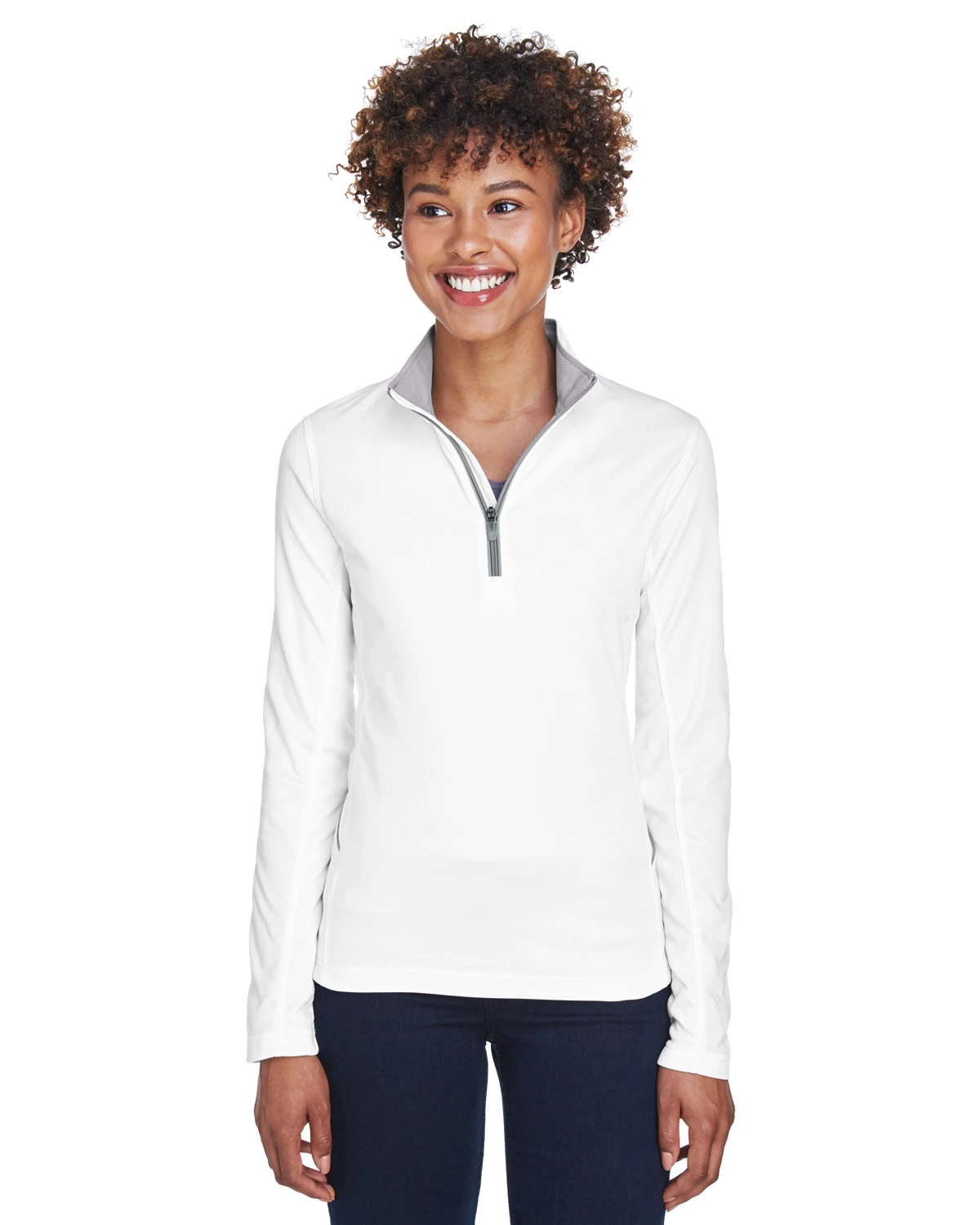Ladies' Cool & Dry Sport Quarter-Zip Pullover 6 Ladies' Cool & Dry Sport Quarter-Zip Pullover - Image 4
